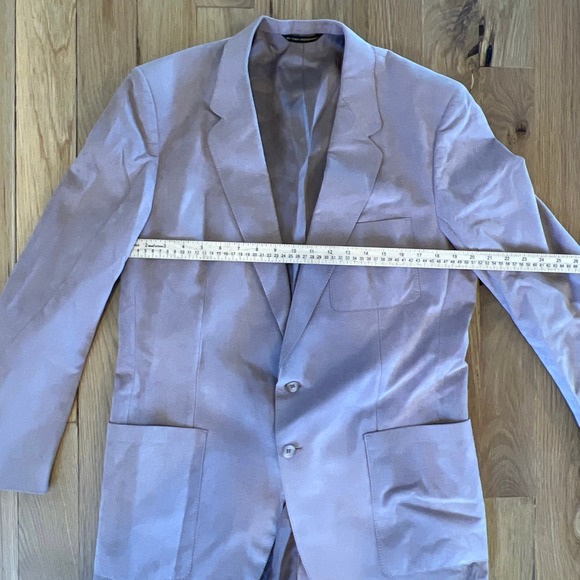 Joshua Trent Vintage Suede Beige 2 Button Blazer Mens 38R? - Picture 3 of 4